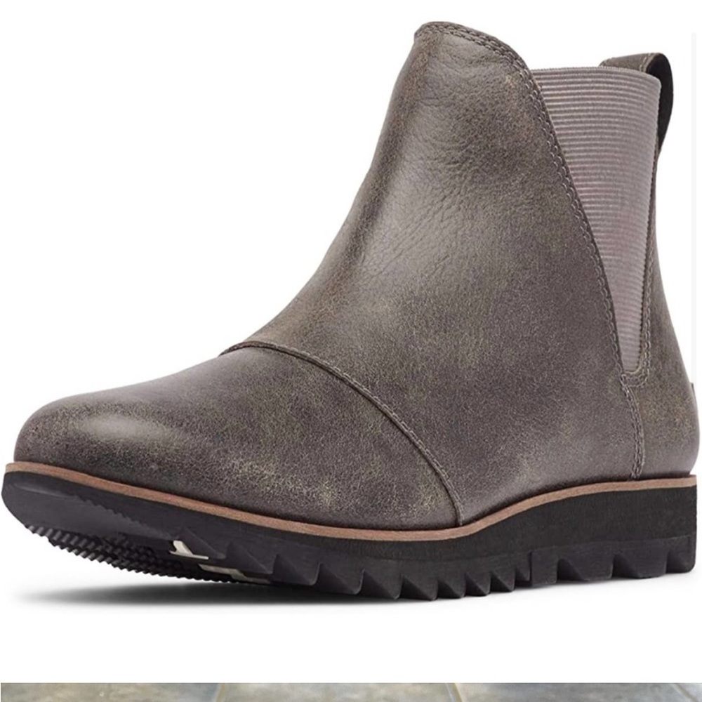 Sorel Women’s Harlow Chelsea Bootie in Quarry, Size 8